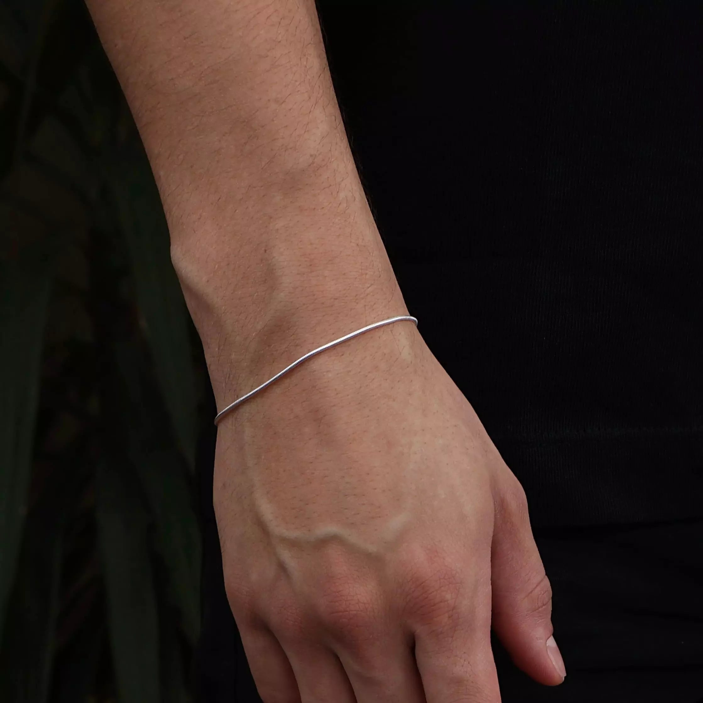 Bracelete Masculino Lancei Siria Prata