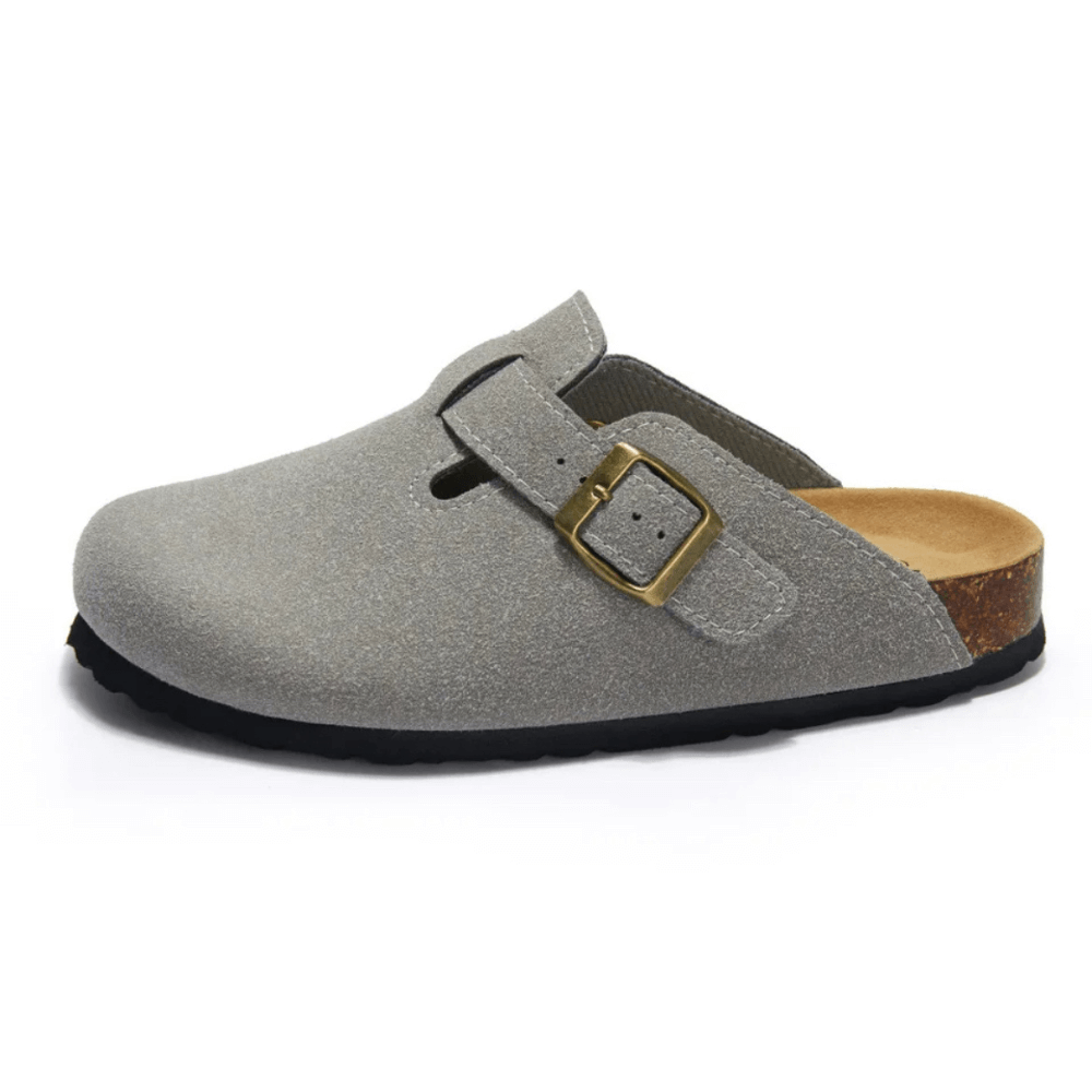 Clog Boston - Cinza Claro