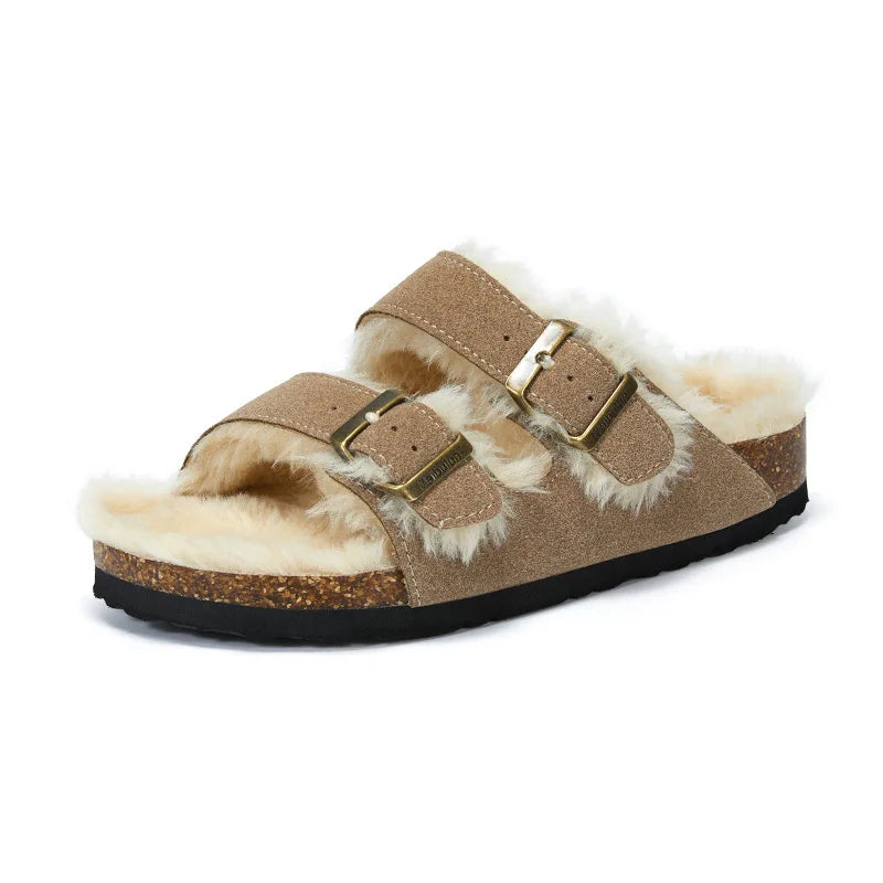 Sandália Fluffy - Areia