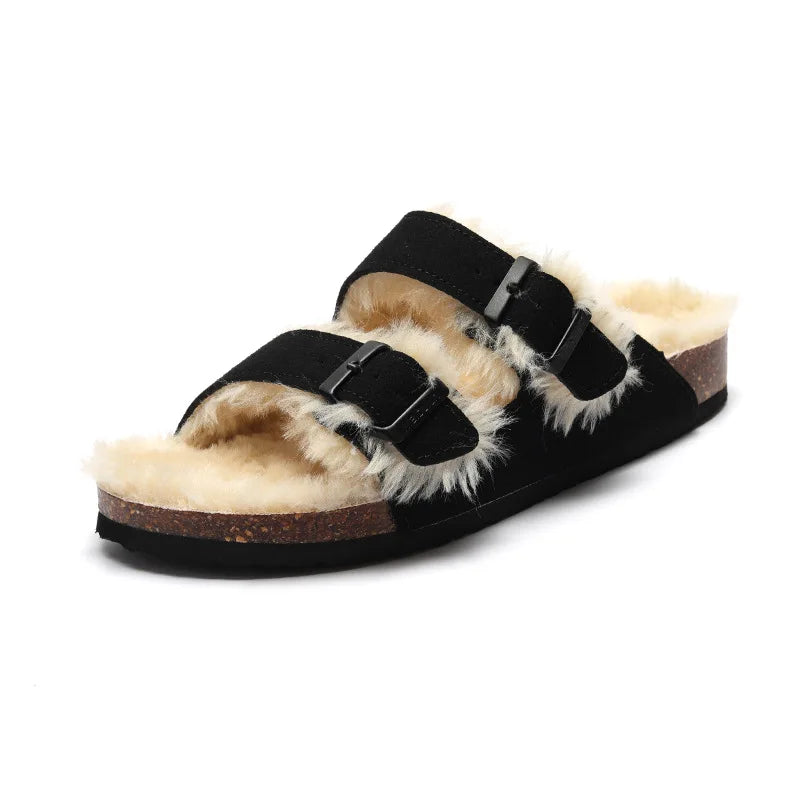 Sandália Fluffy - Preto